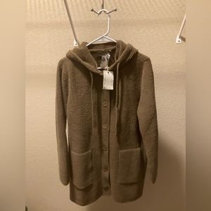 NWT Barefoot Dreams Hooded Long Coat